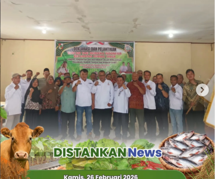 Pelantikan Pengurus Tani Merdeka Indonesia Korcam Rumbai Timur