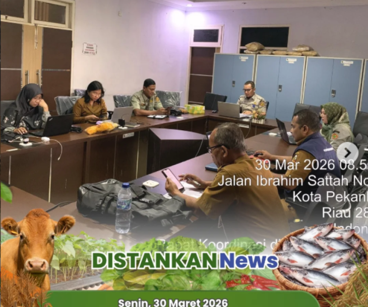 Rapat Koordinasi KJF/Penyuluh Kota dan Koordinator BPP Bahas Strategi Penyuluhan Pertanian Kota Pekanbaru