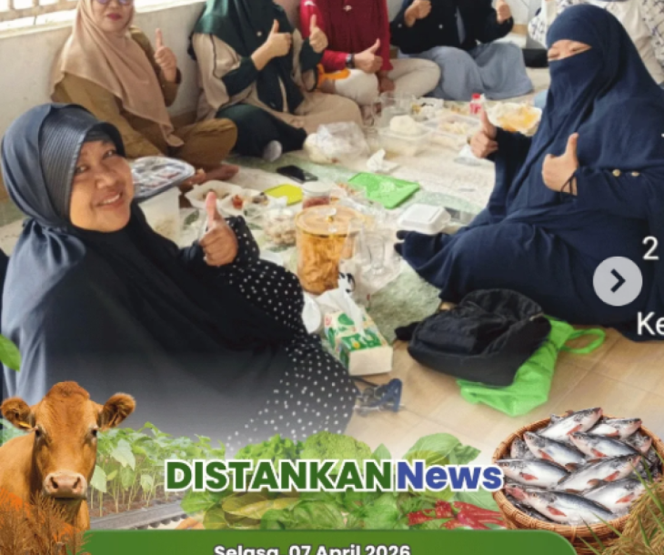 Kegiatan rapat rutin sekaligus Halal Bihalal bersama Poklahsar Mercusuar Jaya