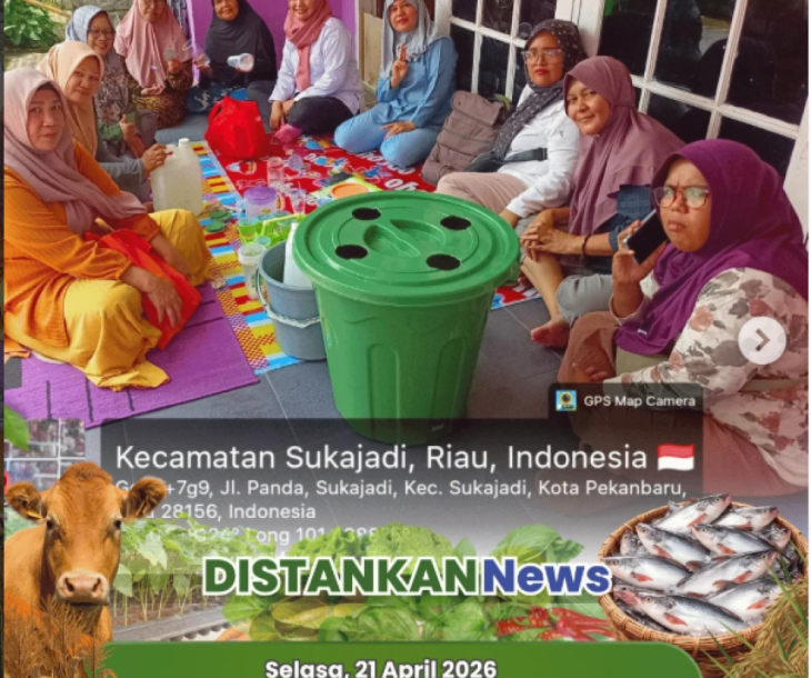 Penyuluhan Budidaya Ikan Dalam Ember (Budikdamber) serta pembuatan probiotik air dan pakan