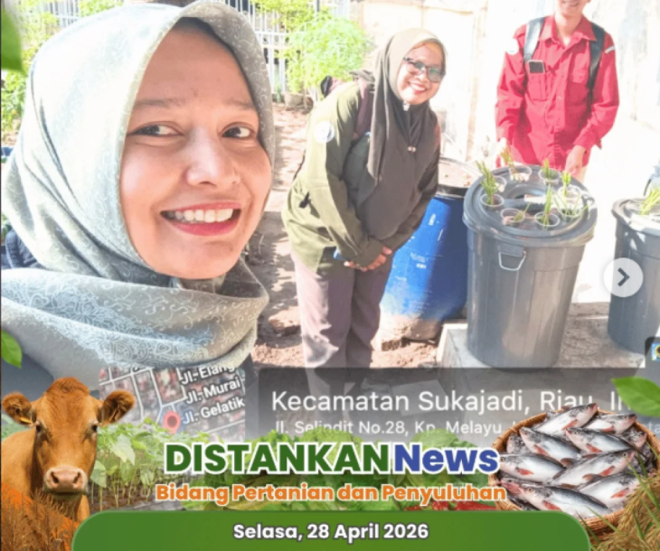 Kegiatan penyuluhan perikanan sekaligus penebaran benih budikdamber di lahan pekarangan “Aku Hatinya” PKK Kelurahan Kampung Melayu
