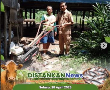 Anjangsana perorangan dilakukan ke Poktan Fajar Jaya