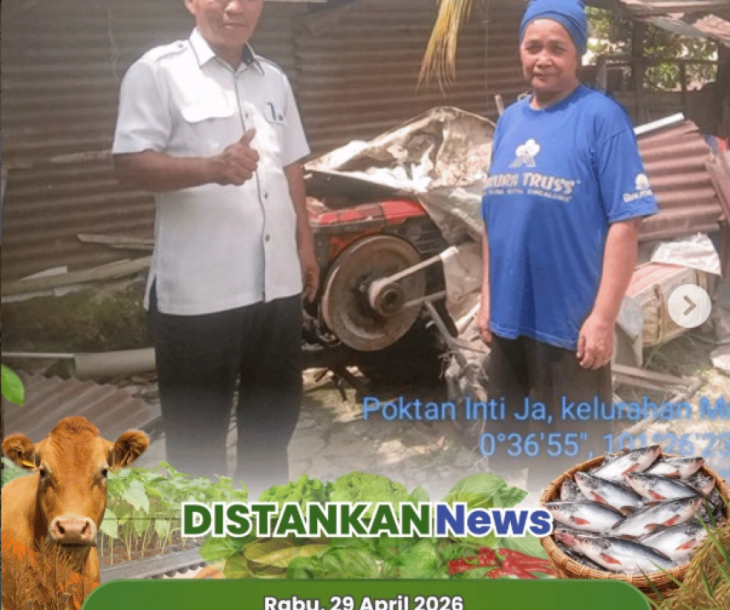 Anjangsana & Pendampingan Alsintan Poktan Inti Jaya