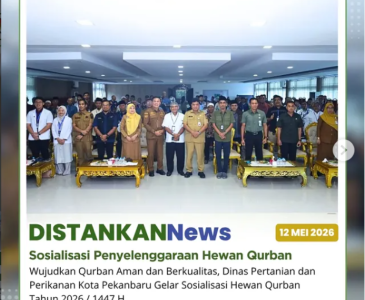 Rapat koordinasi bersama Dinas Pangan, Tanaman Pangan, dan Hortikultura Provinsi Riau