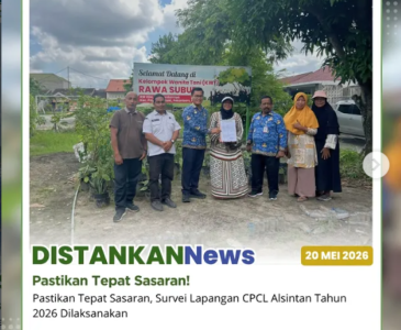 Anjangsana penuh semangat bersama Poktan DK Green Farm Kel. Pematangkapau