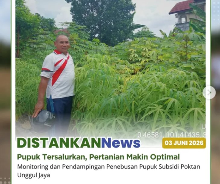 Monitoring Pupuk Subsidi di Poktan Unggul Jaya
