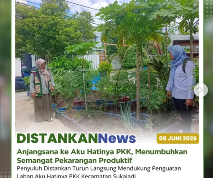 Anjangsana ke Lahan Aku Hatinya PKK