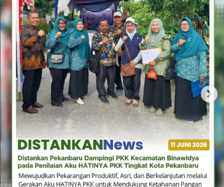 Penilaian Aku HATINYA PKK yang dilaksanakan di RW 05 Kelurahan Tobek Godang
