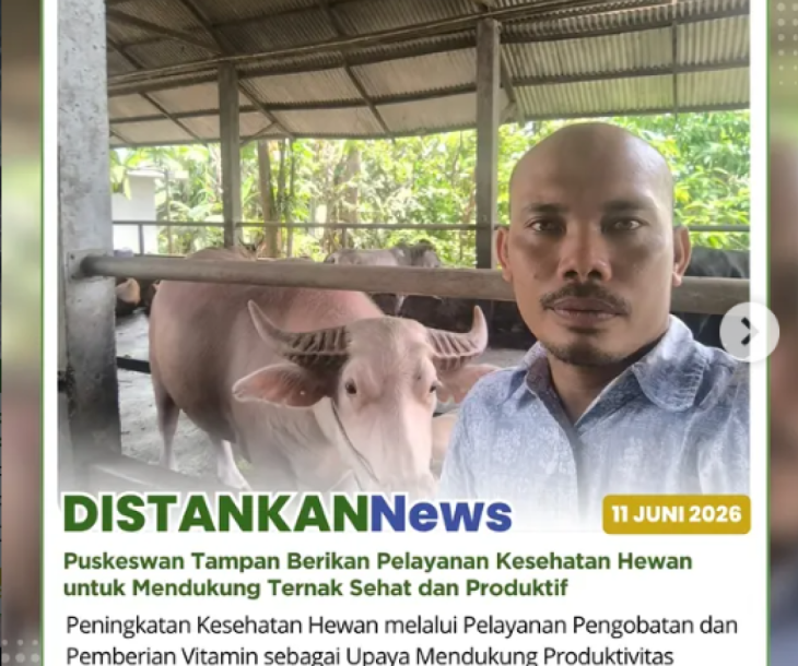 Pusat Kesehatan Hewan (Puskeswan) Tampan terus memberikan pelayanan kesehatan hewan kepada masyarakat