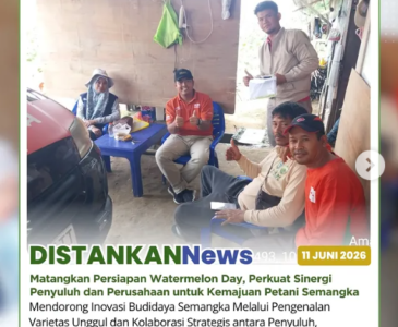 Monitoring komoditas pertanian serta pemetaan/poligon lahan di KWT Asta Maju Bersama