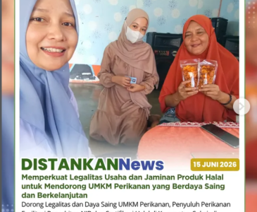 Mendampingi Ketua TP PKK Kota Pekanbaru Tinjau Aku Hatinya PKK Kecamatan Sail