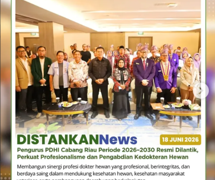 Pengurus PDHI Riau 2026–2030 Resmi Dilantik