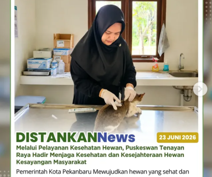 Pelayanan Kesehatan Hewan di Puskeswan Tenayan Raya