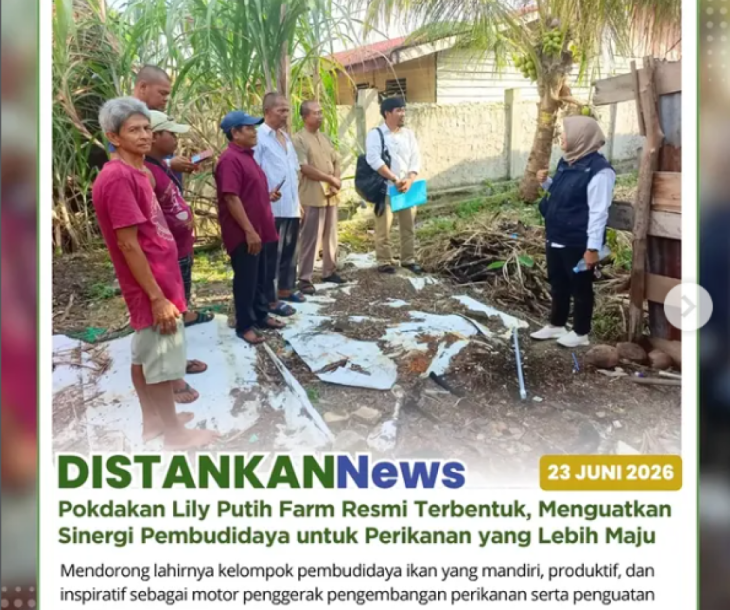 Pokdakan Lily Putih Farm Resmi Terbentuk