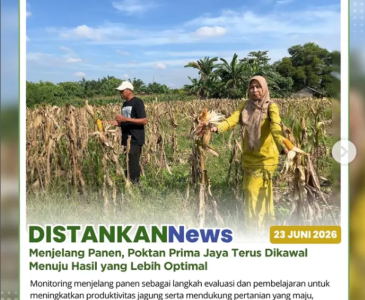 Kegiatan pemetaan atau poligon lahan di Kelompok Tani Sekuntum Mulia