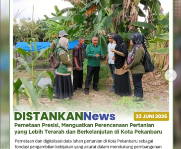 Anjangsana di Poktan Ketahanan Pangan, Kelurahan Tanjung Rhu