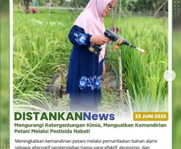 Penanaman padi gogo yang dilaksanakan bersama Kelompok Tani Beringin Jaya
