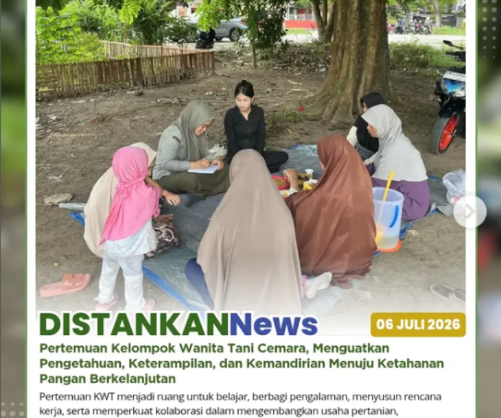 Pertemuan Kelompok Wanita Tani (KWT) Cemara di Kecamatan Sail