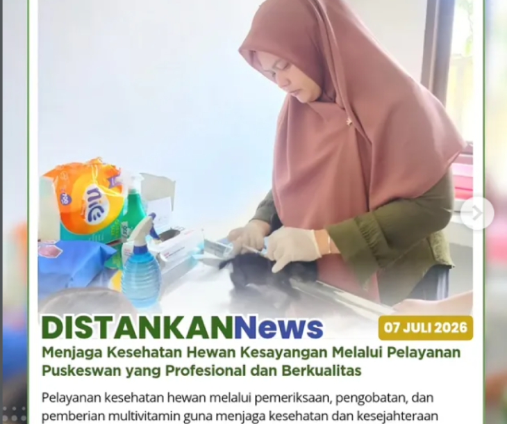 Pelayanan Kesehatan Hewan Puskeswan Tenayan Raya