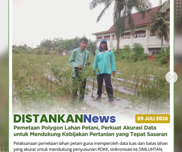 Pemetaan Polygon Lahan Pertanian