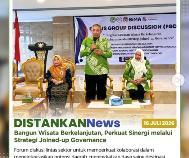 Bangun Wisata Berkelanjutan, Perkuat Sinergi melalui Strategi Joined-up Governance