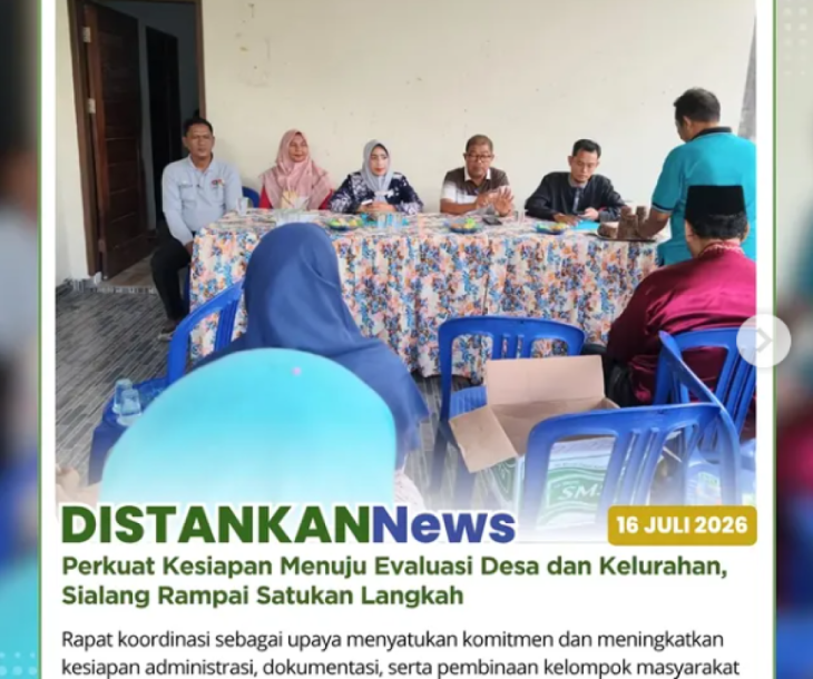 Evaluasi Desa dan Kelurahan Tingkat Kota Pekanbaru