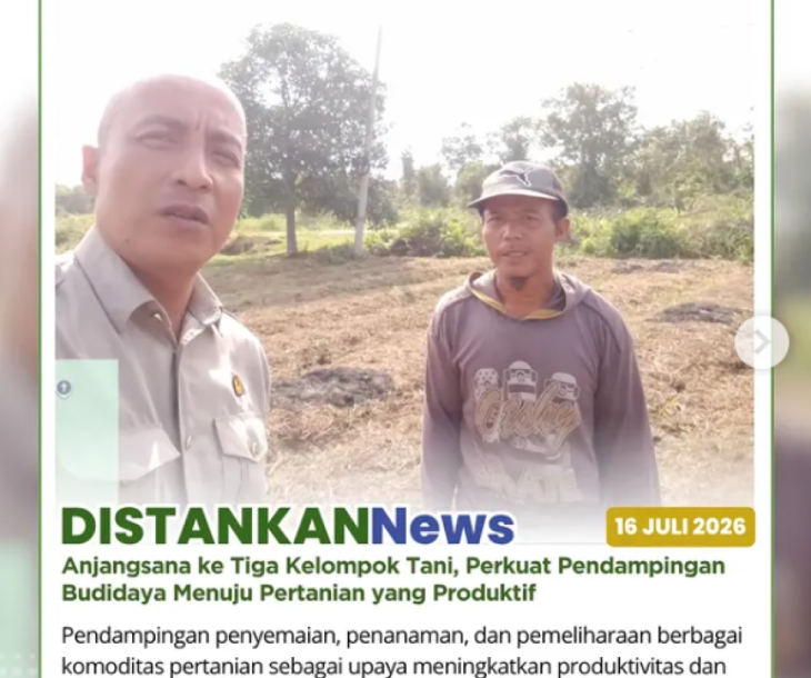 Anjangsana ke Tiga Kelompok Tani, Dukung Pengembangan Komoditas Unggulan di Sungai Sibam