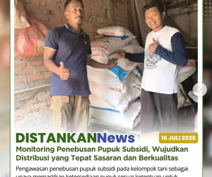 Monitoring penebusan pupuk subsidi di sejumlah kelompok tani
