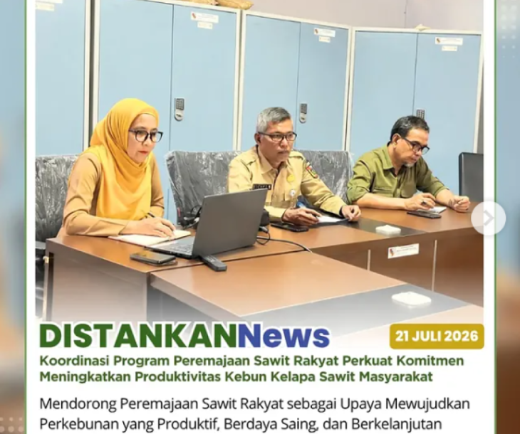 Koordinasi Program Peremajaan Sawit Rakyat