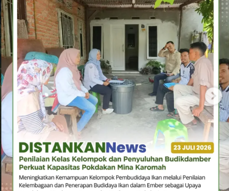 Kegiatan Penilaian Kelas Kemampuan Kelompok di Pokdakan Mina Karomah