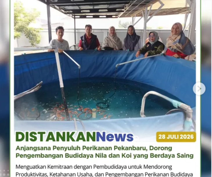 Pendampingan Pembudidaya Ikan Nila dan Koi