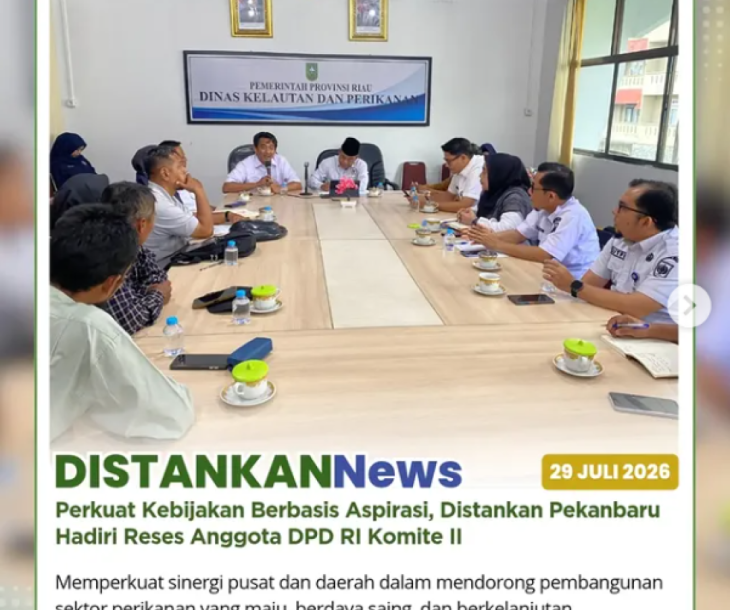 Reses Anggota DPD RI Komite II dalam Rangka Membangun Sektor Perikanan
