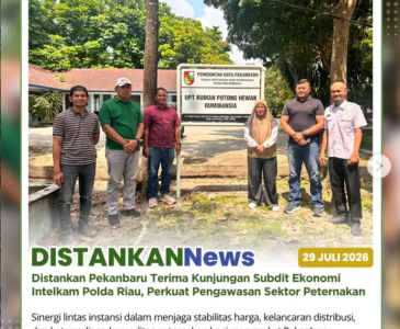 kunjungan Kementerian Pertanian Republik Indonesia ke Balai Penyuluhan Pertanian (BPP) Rumbai
