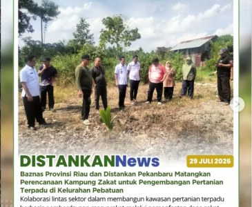 kunjungan Kementerian Pertanian Republik Indonesia ke Balai Penyuluhan Pertanian (BPP) Rumbai