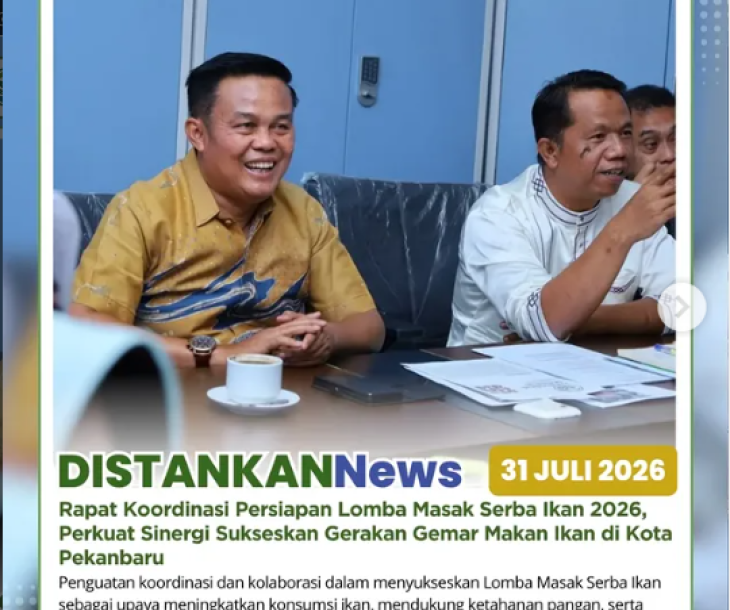 Rapat Lomba Masak Serba Ikan Tingkat Kota Pekanbaru Tahun 2026