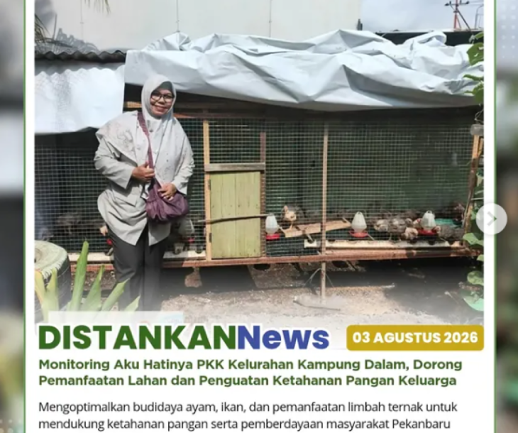 Monitoring AKU HATINYA PKK di Kelurahan Kampung Dalam