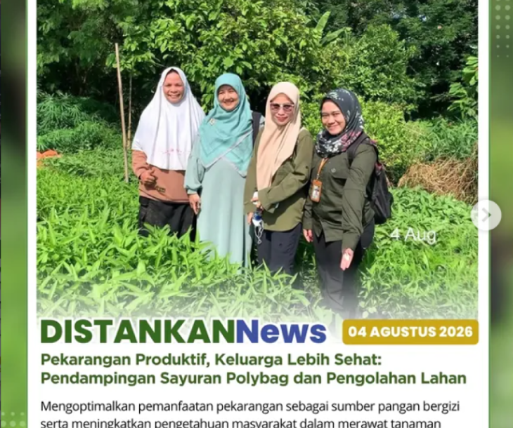 Pendistribusian sayuran dalam polybag kepada keluarga yang memiliki bayi di bawah dua tahun (Baduta) di wilayah Sail