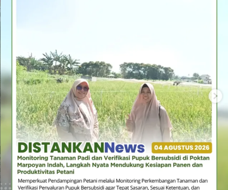 Anjangsana ke Kelompok Tani Marpoyan Indah