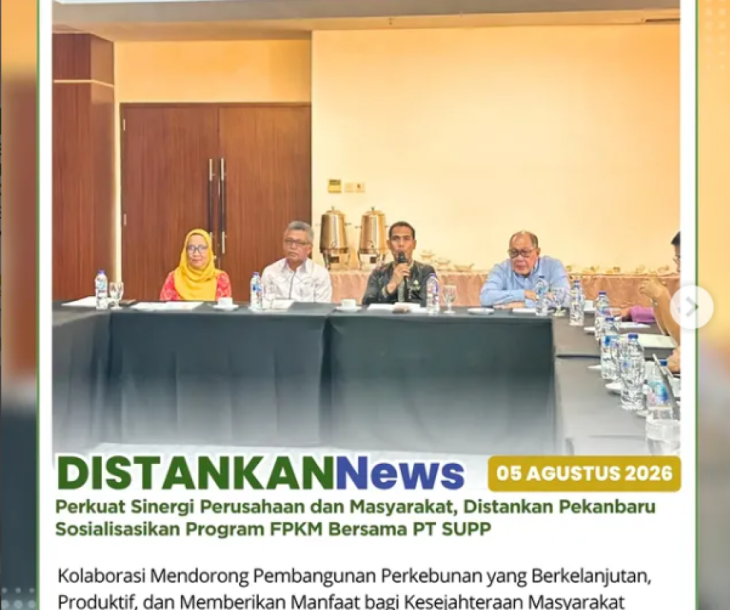 Sosialisasi Fasilitasi Pembangunan Kebun Masyarakat (FPKM) yang difasilitasi oleh PT Sawit Unggul Prima Plantation (SUPP) di Kelurahan Melebung